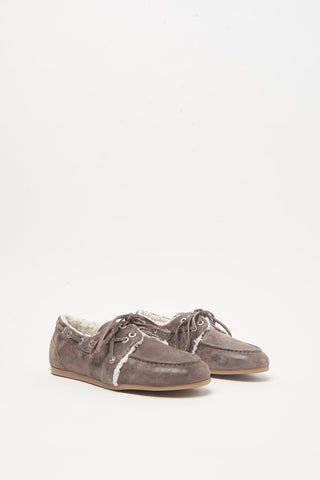 Suede loafers