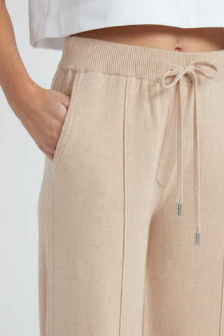 Wool, silk and cashmere trouser