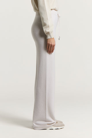 Wool, silk and cashmere trousers