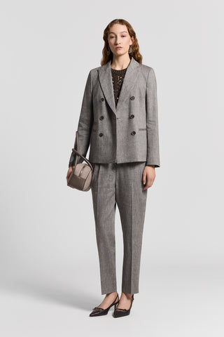 Sequinned cotton ribbon top