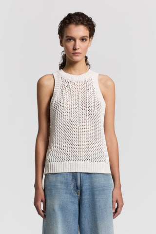 Pure cotton ribbon top