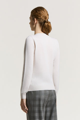 Wool, silk and cashmere sweater