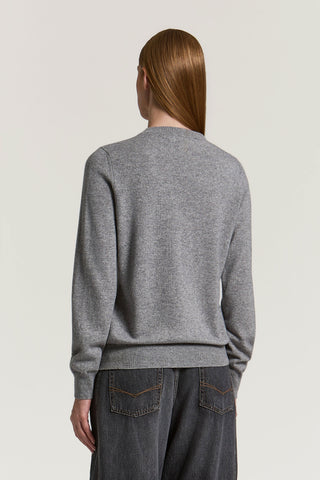 Wool, silk and cashmere sweater