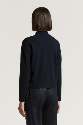 Wool, silk and cashmere cardigan