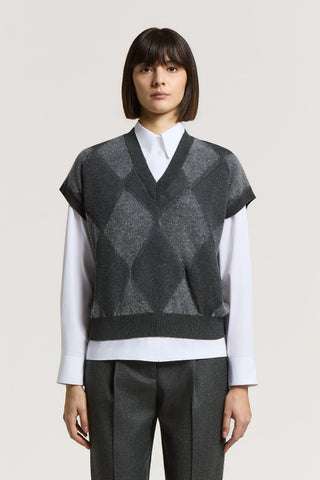 Alpaca and virgin wool-blend sweater