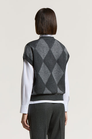 Alpaca and virgin wool-blend sweater