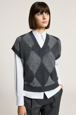 Alpaca and virgin wool-blend sweater