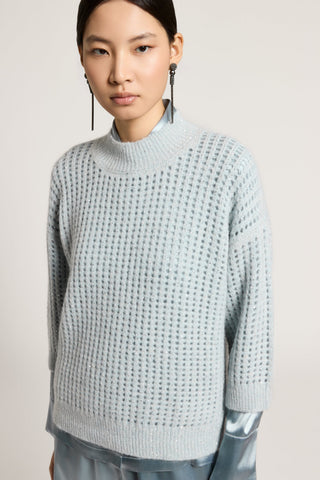 Alpaca, wool and mohair sweater