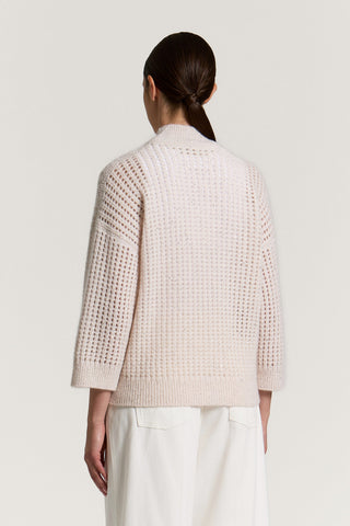 Alpaca, wool and mohair sweater