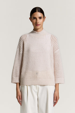 Alpaca, wool and mohair sweater
