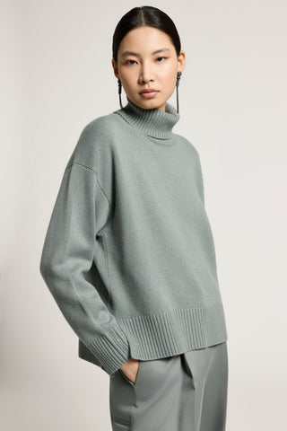 Wool, silk and cashmere sweater
