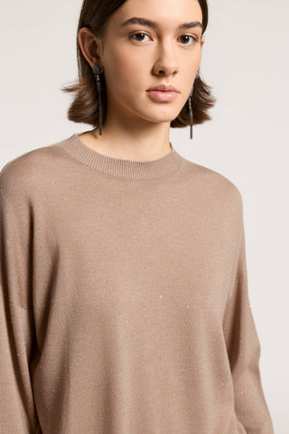 Wool and lurex sweater