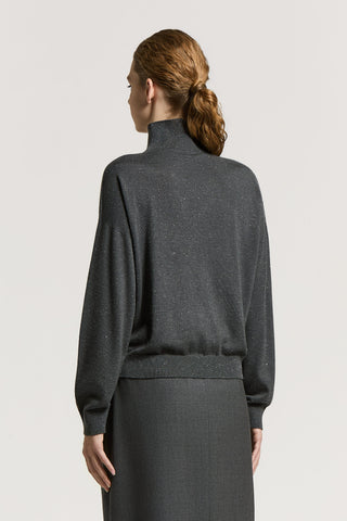 Wool and lurex sweater