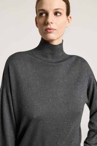 Wool and lurex sweater