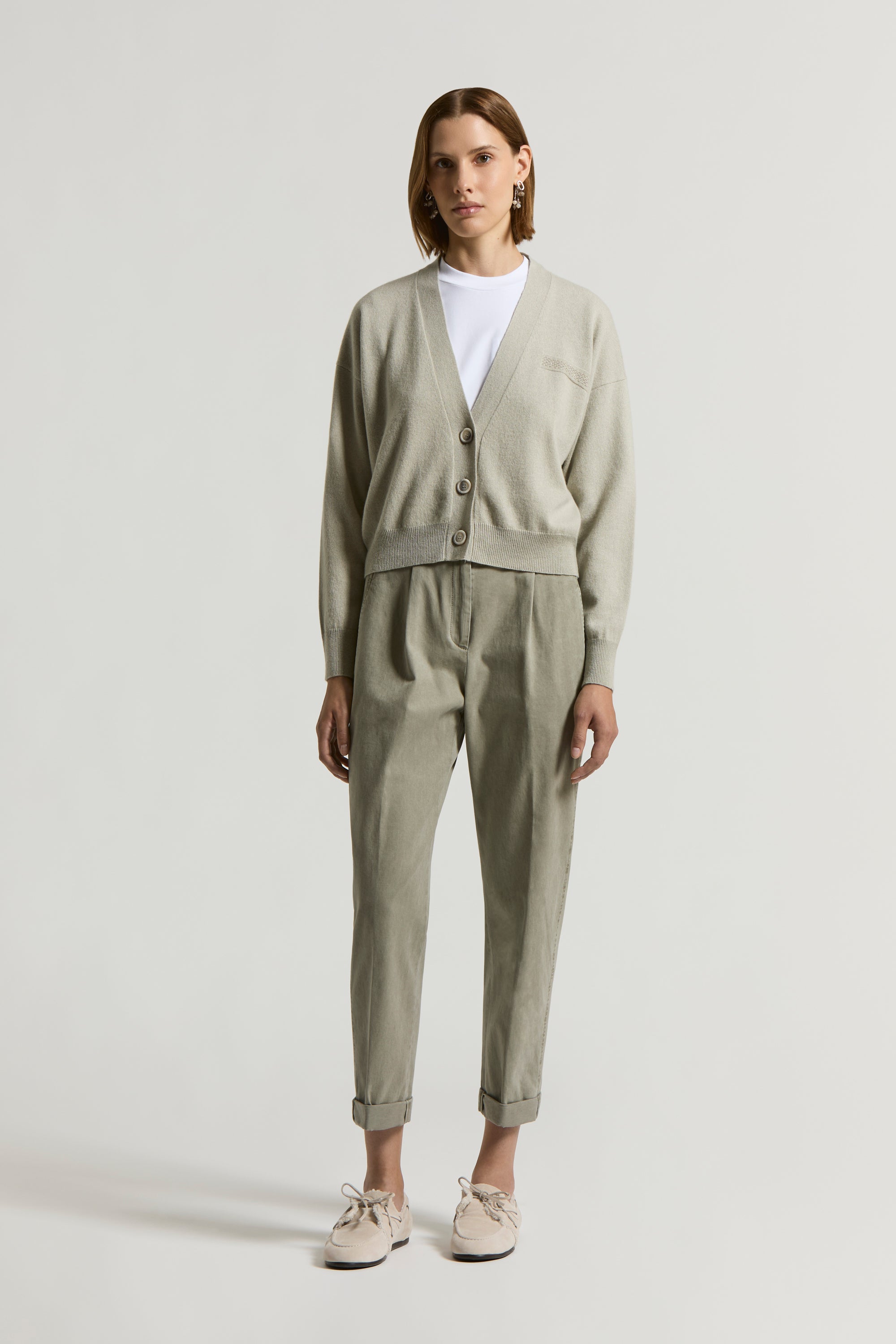 Cashmere, silk and wool cardigan | Peserico US