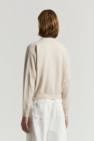 Cashmere, silk and wool cardigan