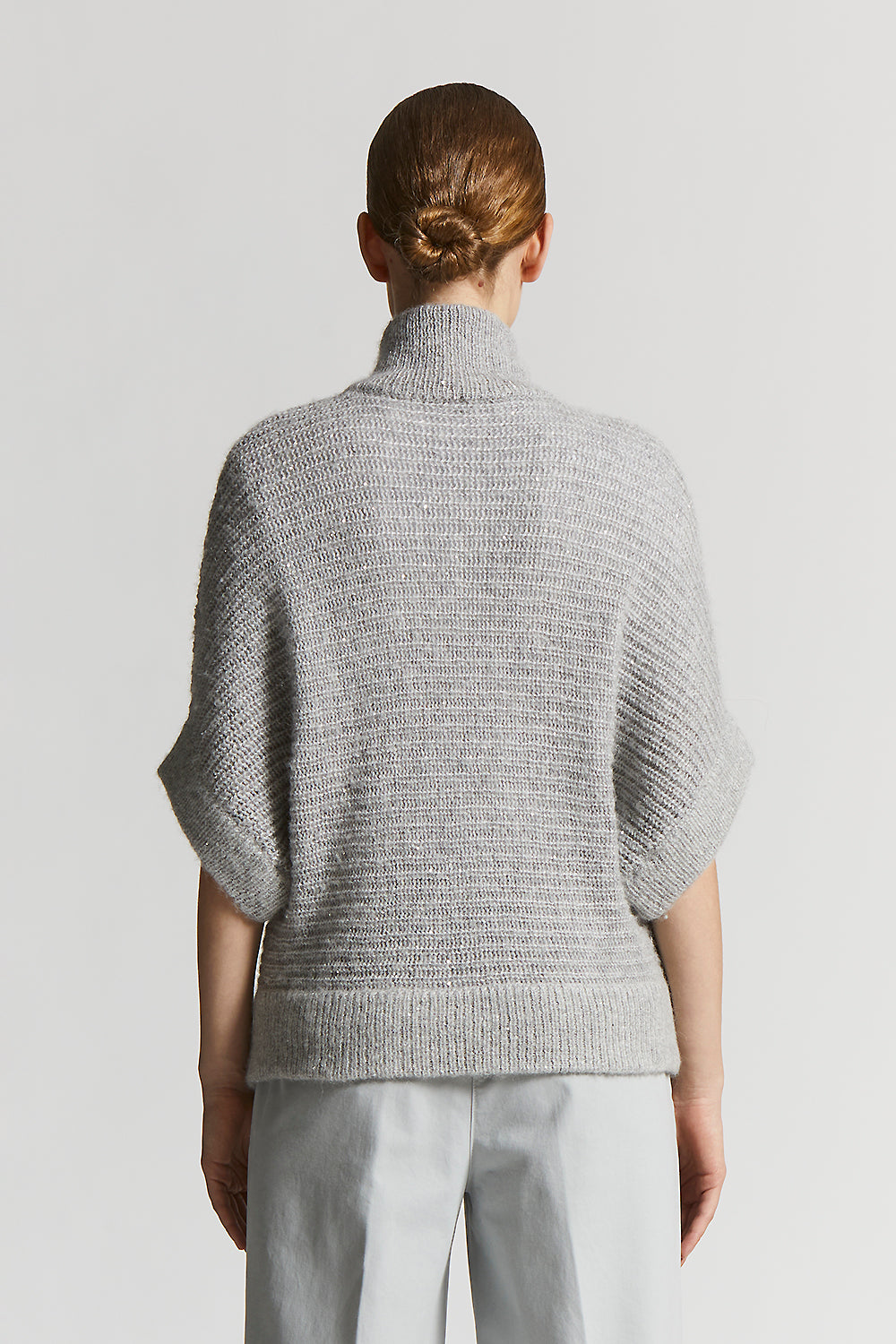 Alpaca-blend knit vest with zip | Peserico US