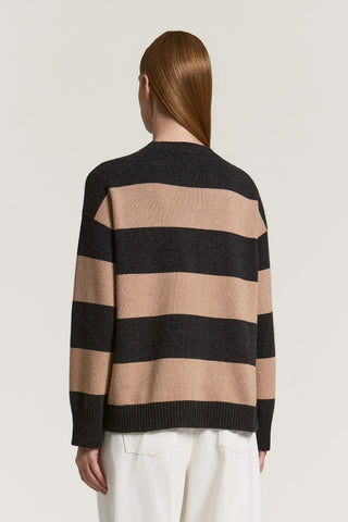 Cashmere, silk and wool polo shirt