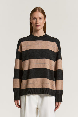 Cashmere, silk and wool polo shirt
