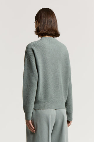 Wool, silk and cashmere sweater