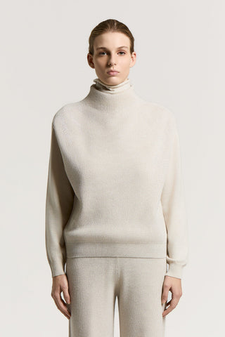 Lurex, cashmere and wool sweater