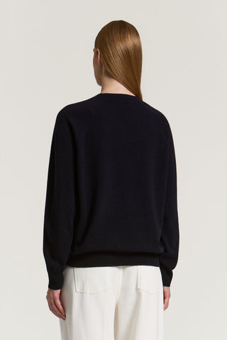 Wool, silk and cashmere sweater