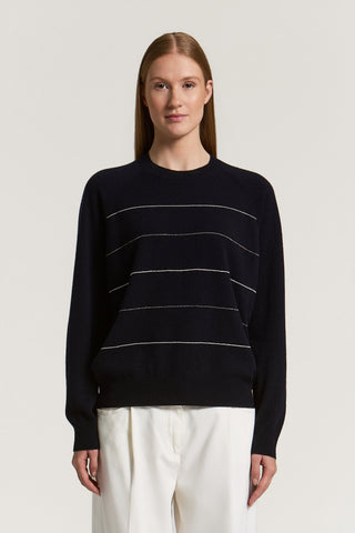 Wool, silk and cashmere sweater