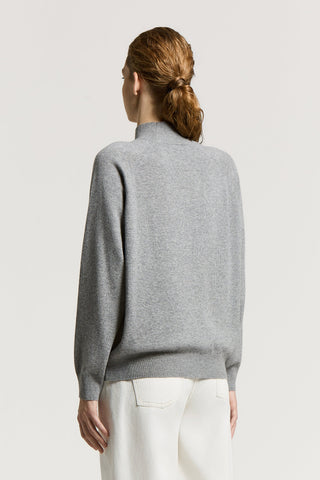 Wool, silk and cashmere sweater