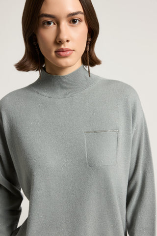 Cashmere and lurex sweater