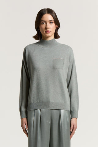 Cashmere and lurex sweater