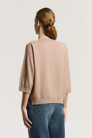 Cashmere and lurex sweater