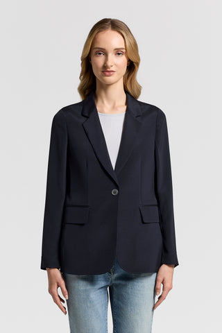 Crepe de chine blazer