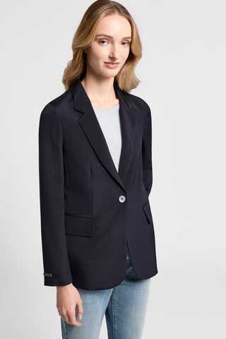 Crepe de chine blazer