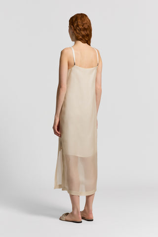 Silk gazar dress