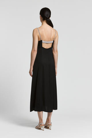 Viscose satin dress