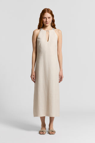 peserico linen dress Lightweight pure linen canvas dress