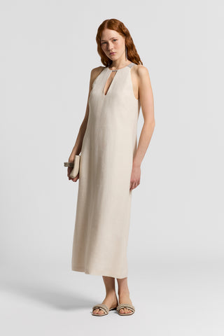 Linen canvas dress