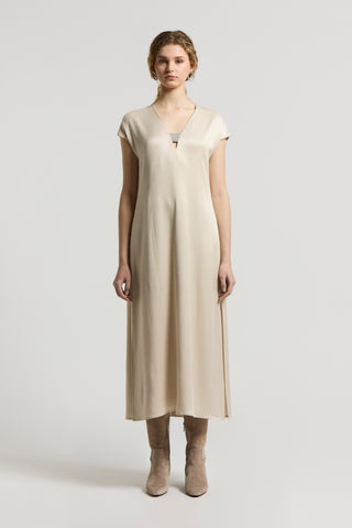 Fluid viscose dress