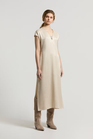 Fluid viscose dress