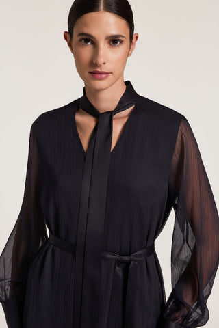 Creponne shirt dress