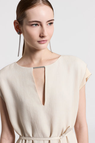 Linen canvas dress
