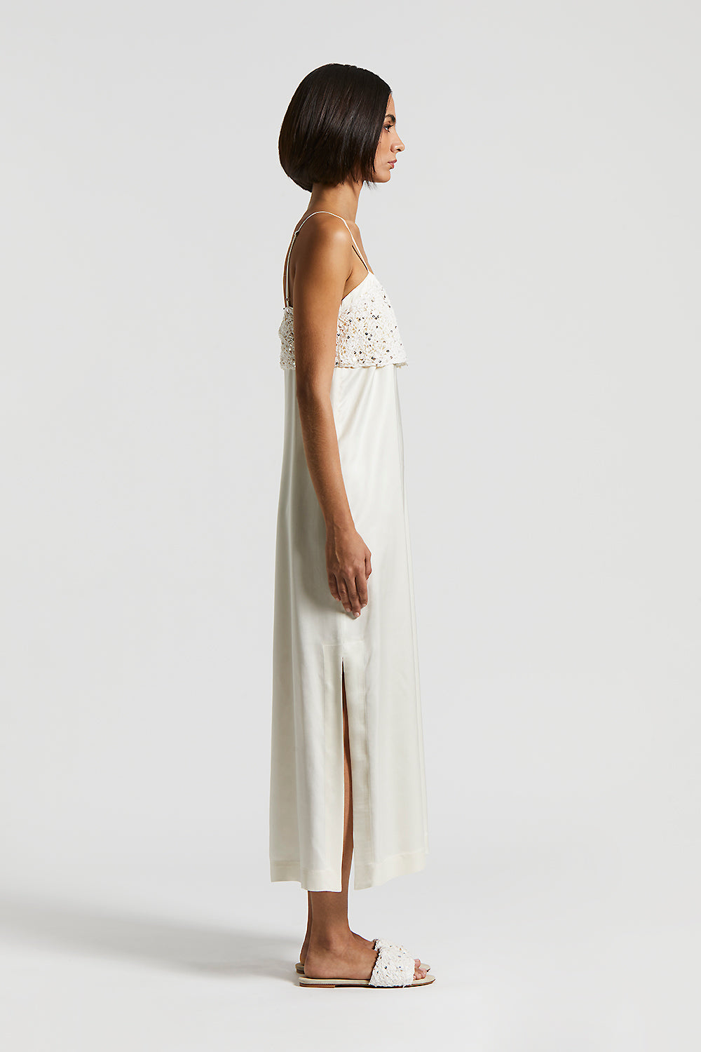 ワンピース PESERICO SS25 Long dress in pure linen (S02163A 985) Linen long dress | Peserico US