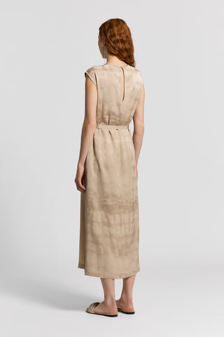 Viscose jacquard dress