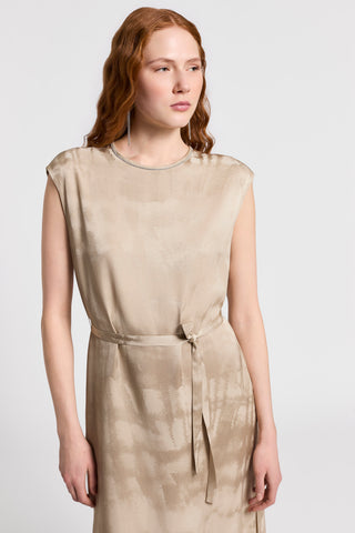 Viscose jacquard dress