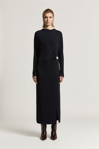 Long viscose jersey dress