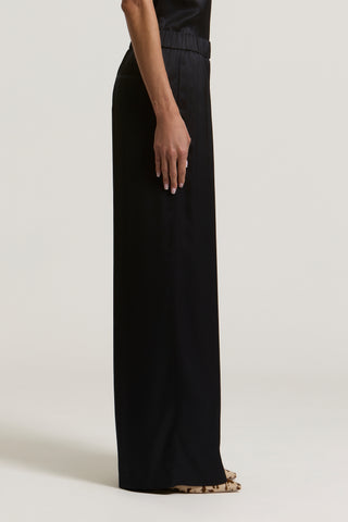 Viscose satin palazzo trousers 2 / 3