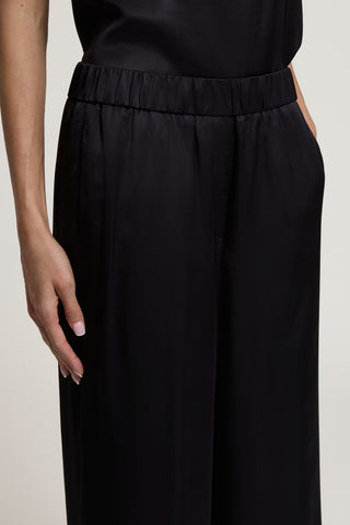 Viscose satin palazzo trousers 3 / 3