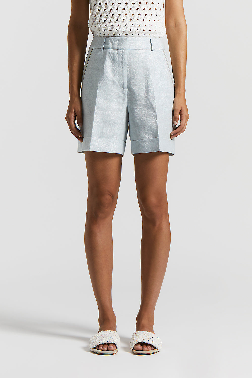 パンツ PESERICO Women Shorts  Burmudas S94096F14G9173 G42 Beige PESERICO | Beige Women's Shorts & Bermuda | YOOX