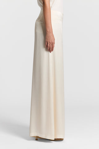 Satin crepon trousers