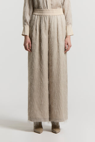 Silk trousers